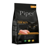 Суха Храна Piper Cat Chicken - За Котки Над 12 Месеца, с Прясно Пилешко Месо 